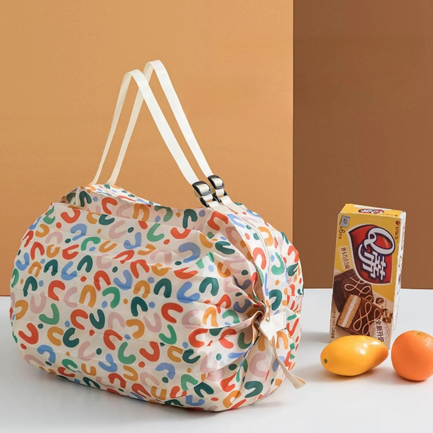 2PCS Travel Shoulder Bag Reusable Grocery Bags Foldable Shopping Bags Waterproof Pouch Bags Sports handbag