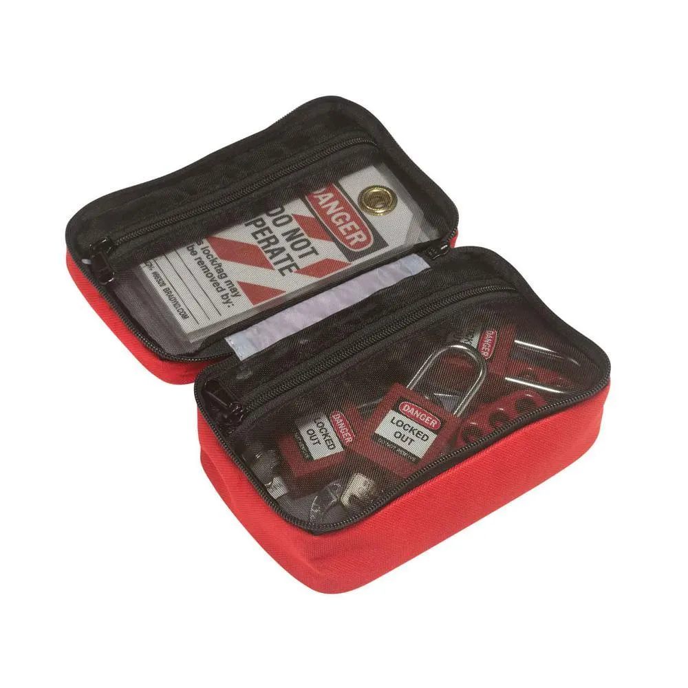 Arsenal 2-Compartment Small Parts Organizer, Red