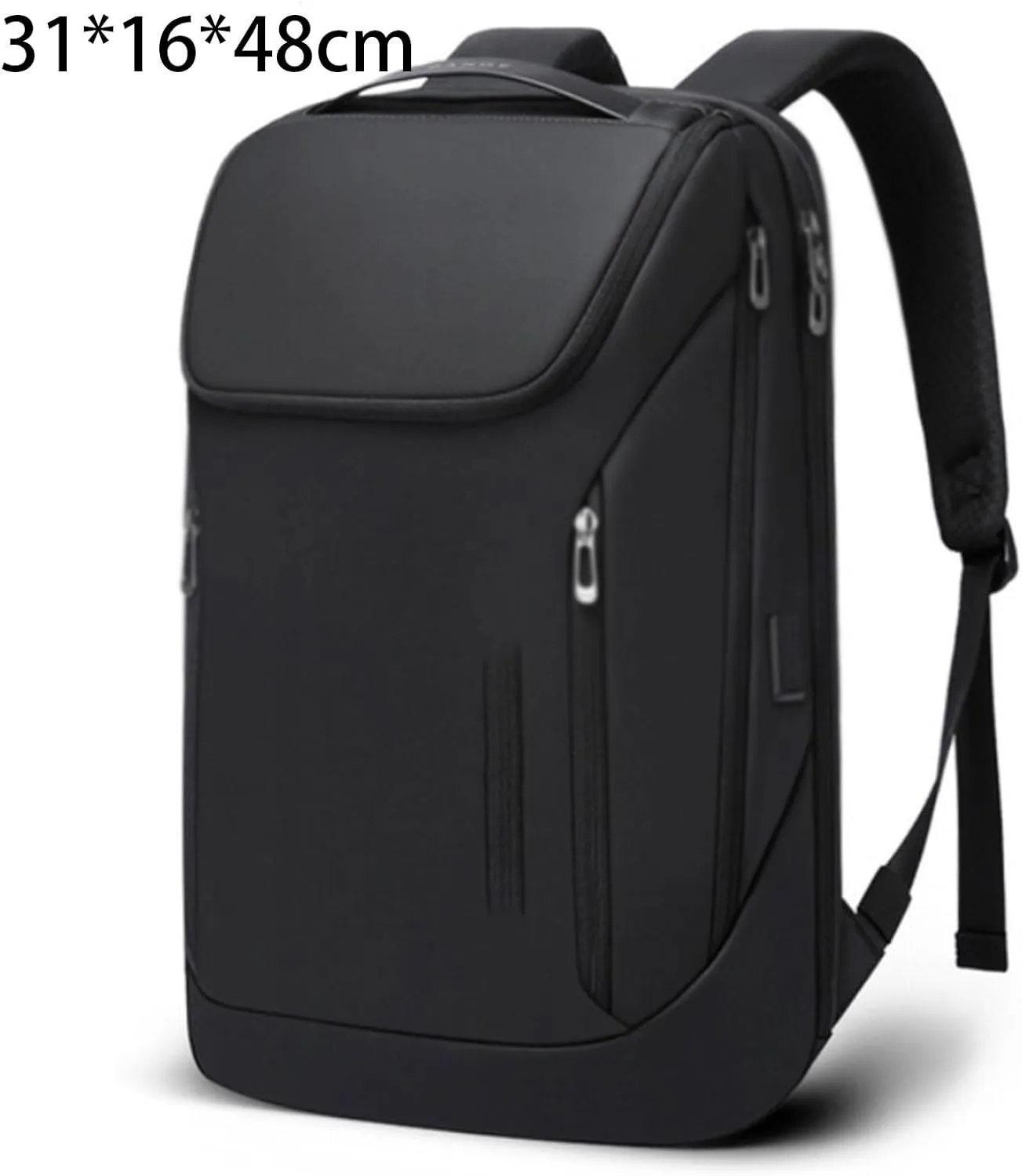 Backpack For Men USB Charging Shockproof Business Briefcase Shoulder Bag for Men and Women Stylish and Functional(Black)