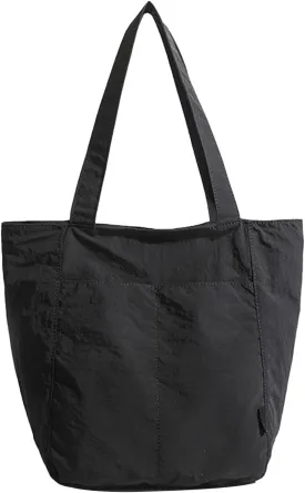 Barsine Tote Bag for Women Unisex Lightweight Nylon Totes Purses and Handbags Large Casual Shoulder Hobo for Travel Gym