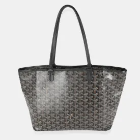 Black Goyardine Canvas Artois PM Tote Bag