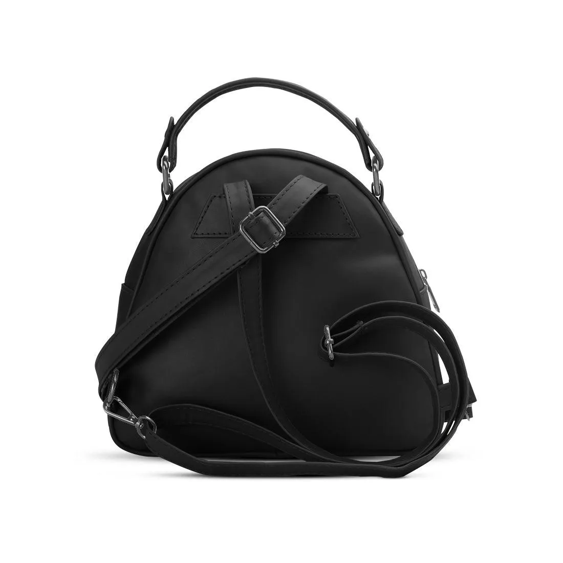 Black Mini Voyage Backpack Vibrant Leaf