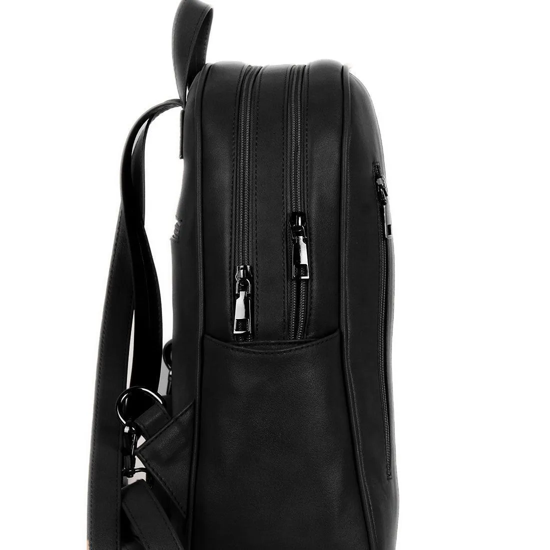 Black Mixed Backpack Arrow Flower
