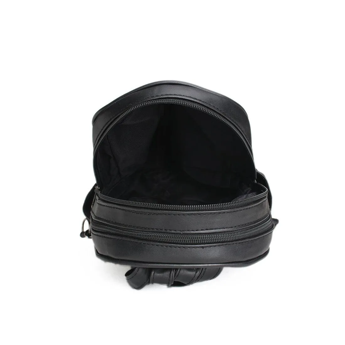 Black Mixed Backpack Arrow Flower