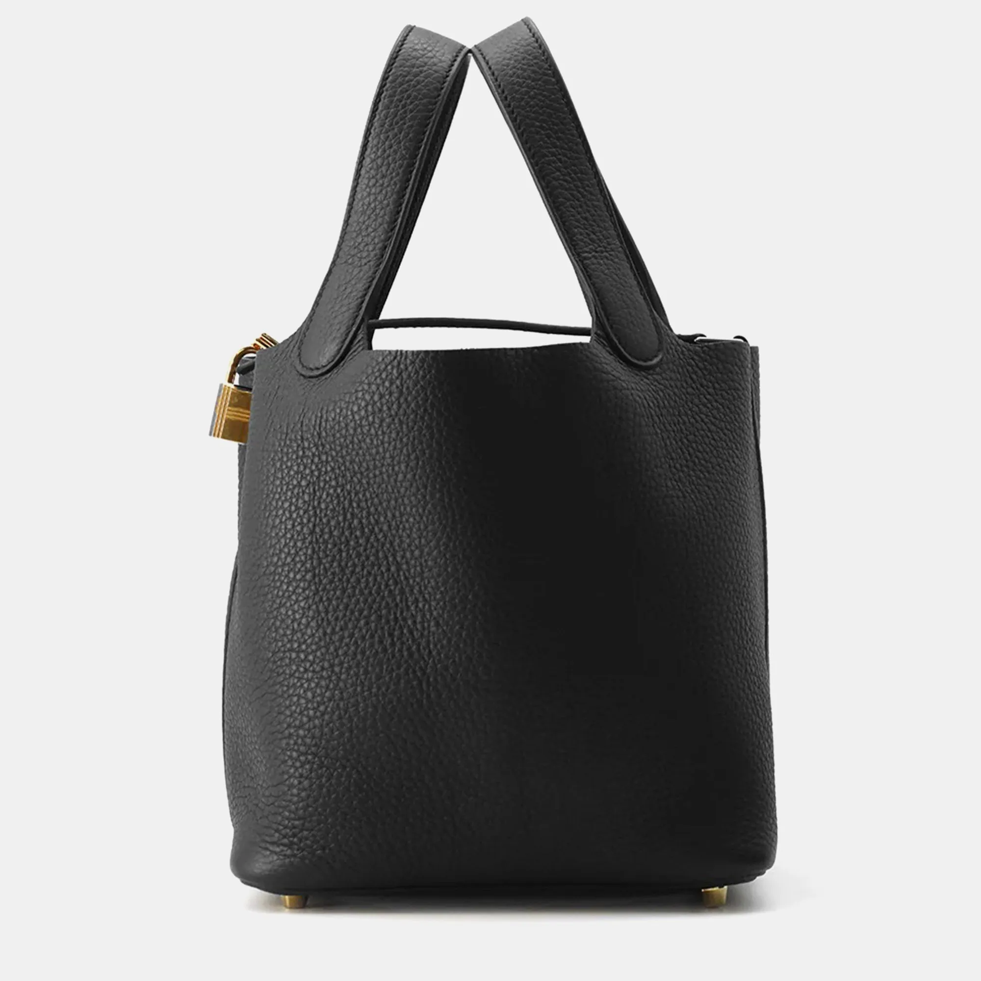 Black Taurillon Clemence Picotin Lock bag Size PM