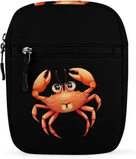 Boston Crab Small Crossbody Bags Mini Shoulder Bag Travel Messenger Bag for Men Women