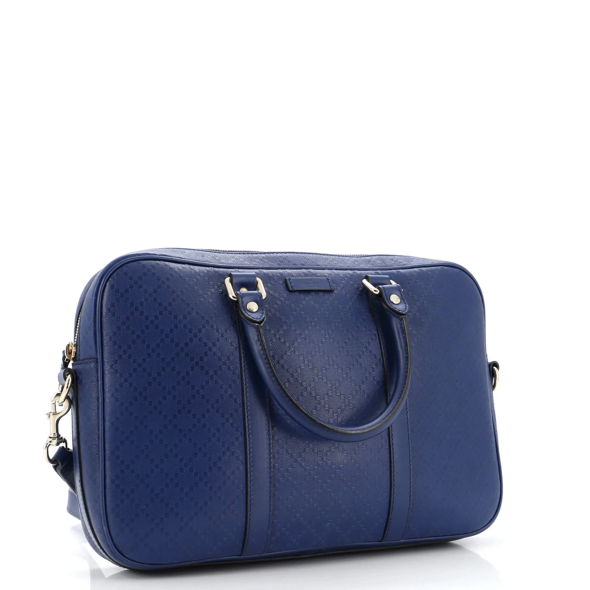 Bright Convertible Briefcase Diamante Leather Medium