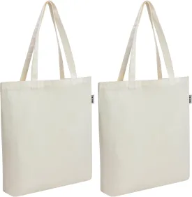 Canvas Tote Bag, Reusable Grocery & Shopping Bags with Pocket, Blank DIY Gift Tote for Sublimation, Painting, Crafts