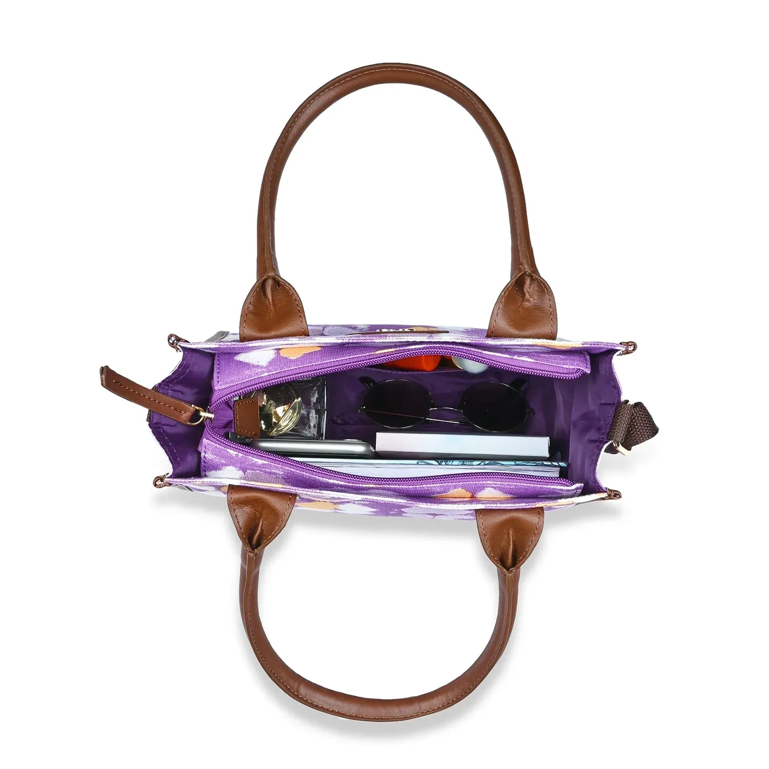 Caprese Enora Tote Small Purple