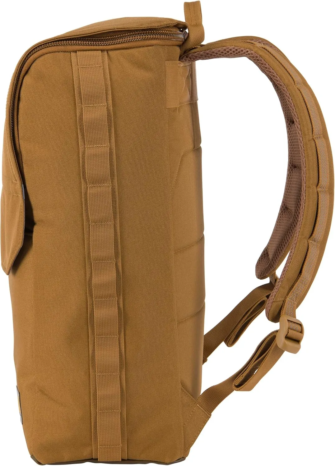Carhartt 21L Top-Load Backpack, Durable Water Resistant Coated Canvas Base W/ 17" Laptop Sleeve, Brown, One Size