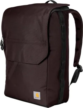 Carhartt 21L Top-Load Backpack, Durable Water Resistant Coated Canvas Base W/ 17" Laptop Sleeve, Port, One Size