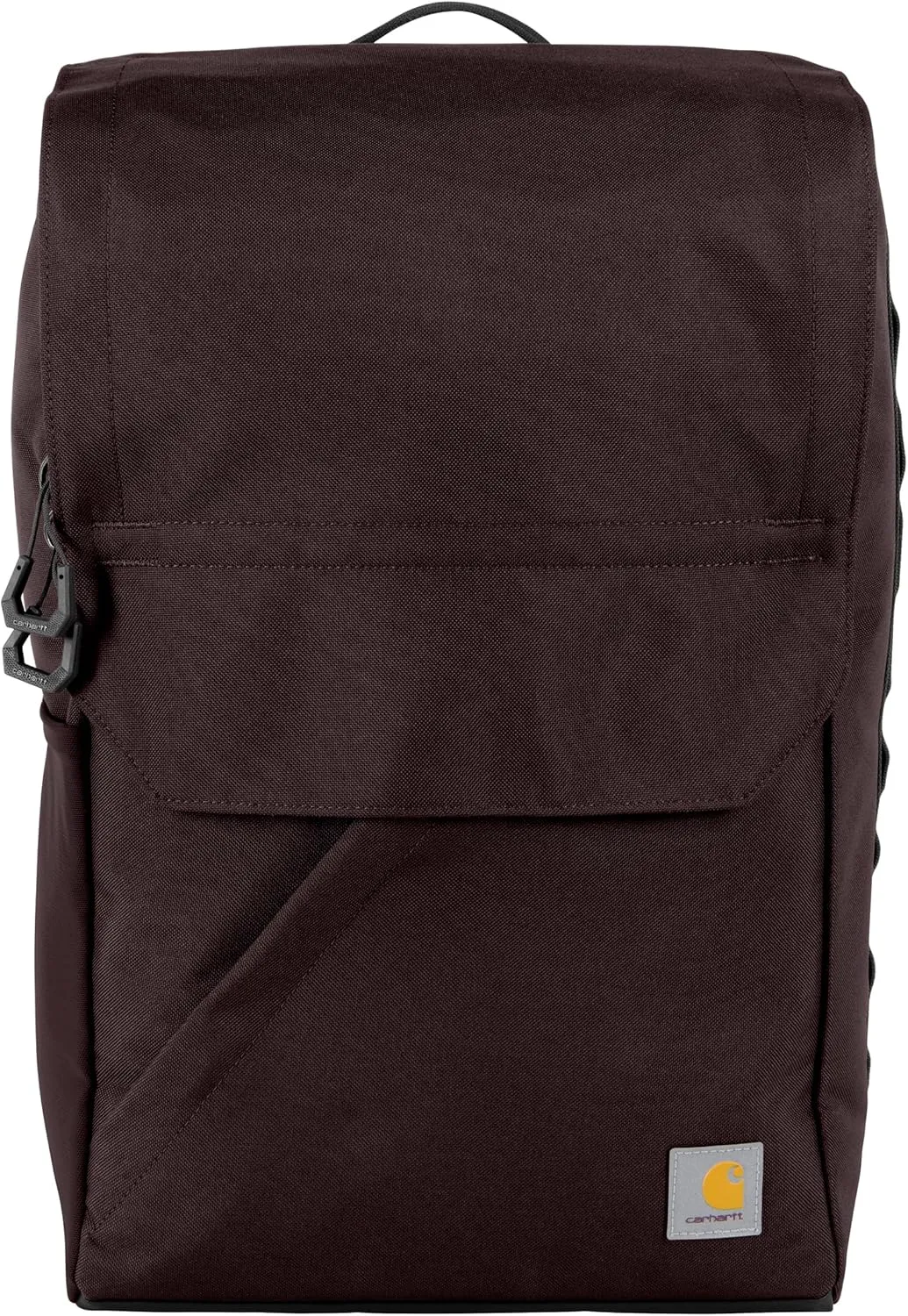 Carhartt 21L Top-Load Backpack, Durable Water Resistant Coated Canvas Base W/ 17" Laptop Sleeve, Port, One Size