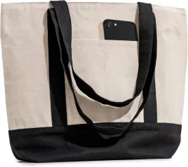 Carrywell |Not Made in China| Cotton Canvas Tote Bags, Blank Reusable Shopping Bags, Organic Cloth, Screen Print and DIY