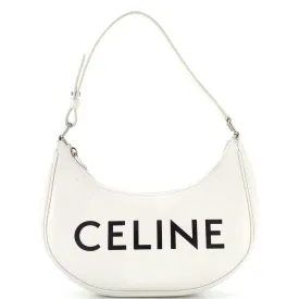 CELINE Ava Bag Printed Logo Leather