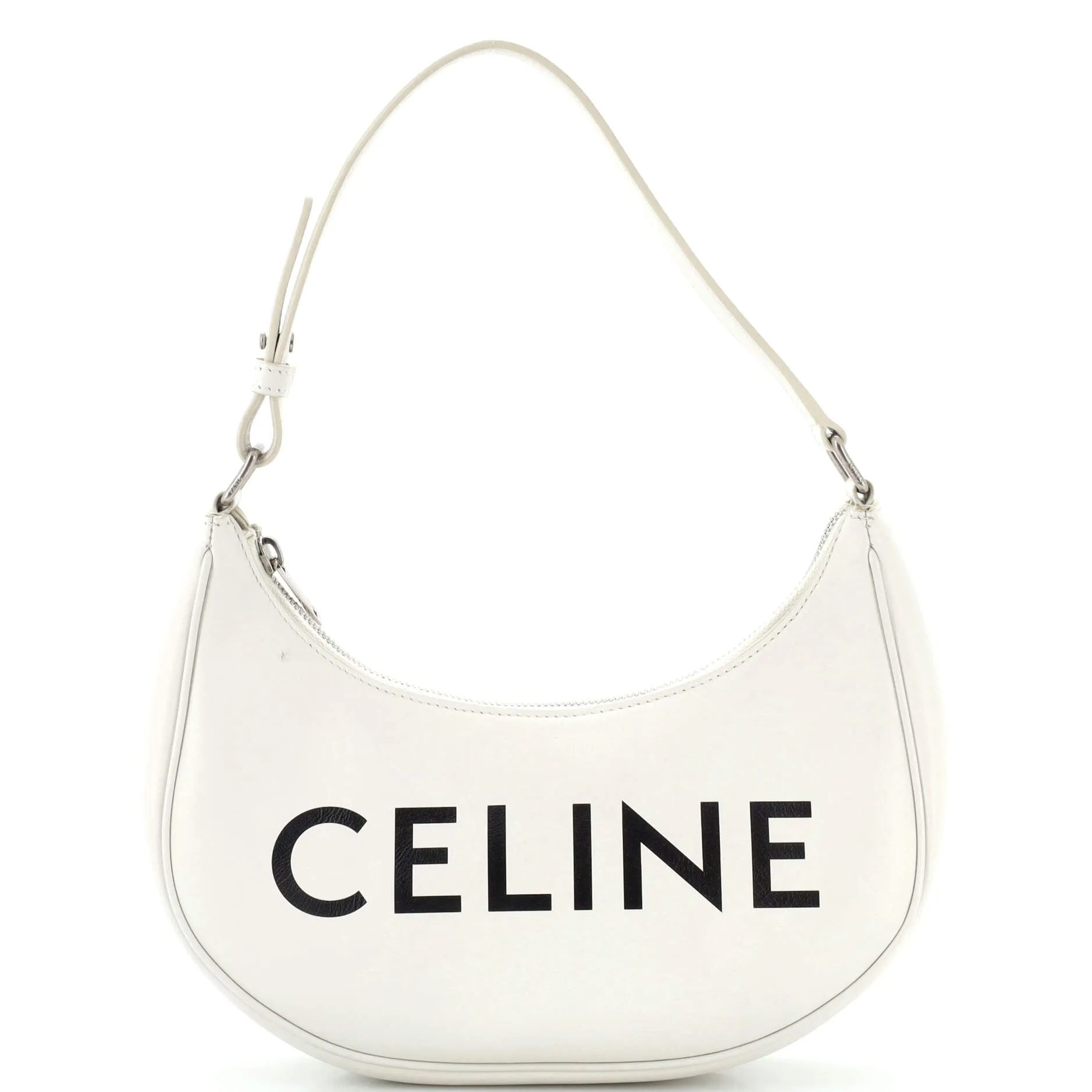 CELINE Ava Bag Printed Logo Leather