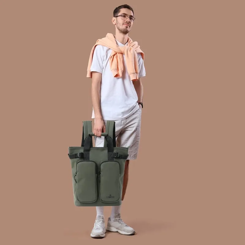 Clownfish Waterproof Laptop Bag - Lightweight, Stylish | 15L | Green