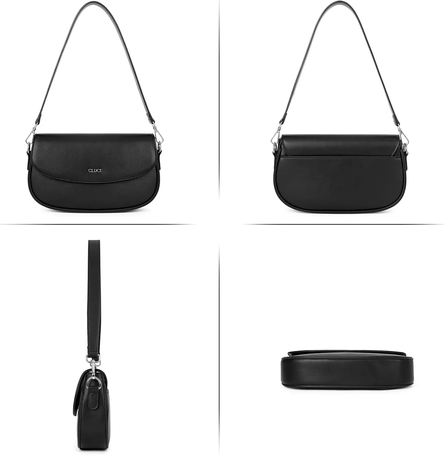 CLUCI Purses for women,Small Shoulder Bag Cute Clutch Designer tote Handbags leather crossbody bag Hobo purse