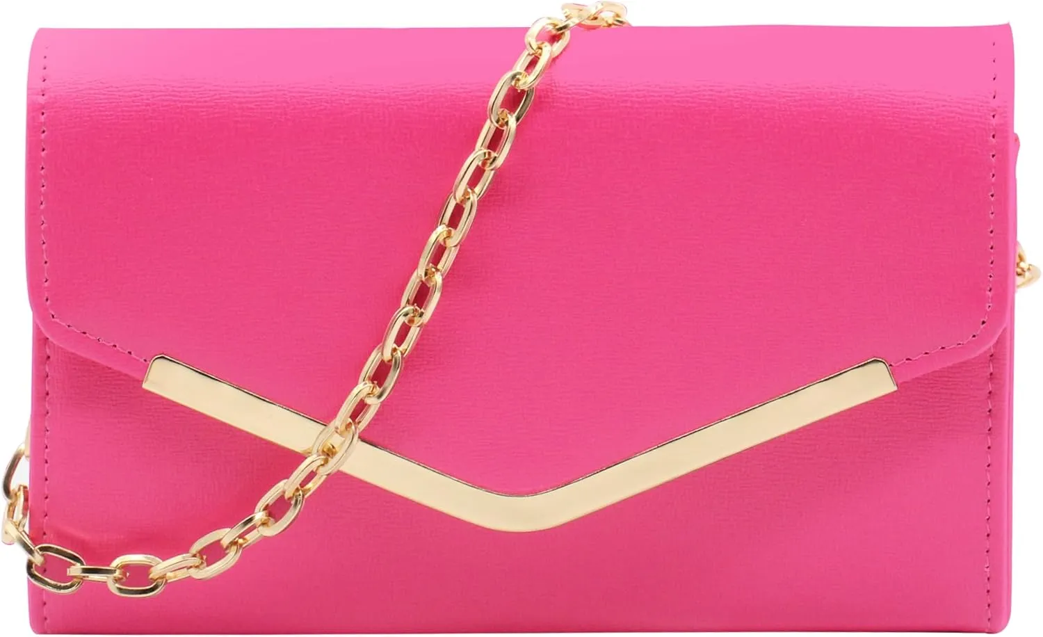 Clutch Purse Evening Bag for WomenEnvelope Handbag With Detachable Chain