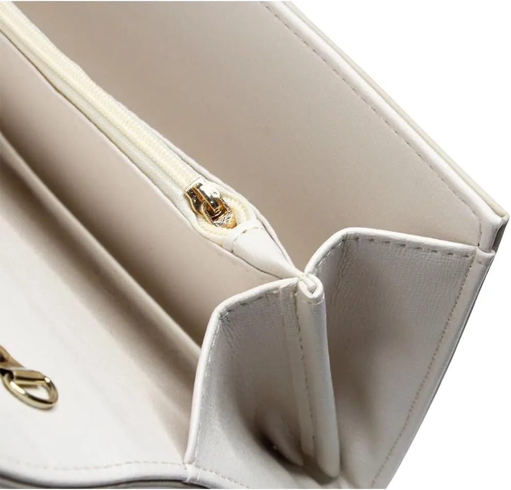 Clutch Purse Evening Bag for WomenEnvelope Handbag With Detachable Chain