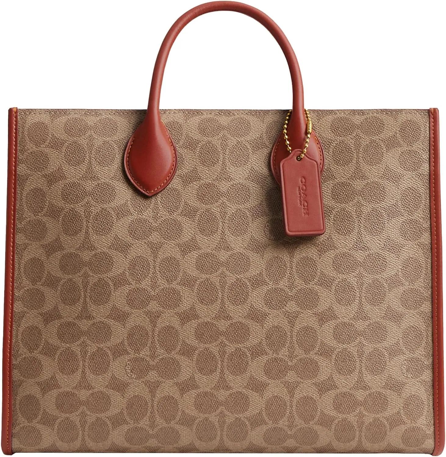 Coach Ace Tote 30, Tan Rust
