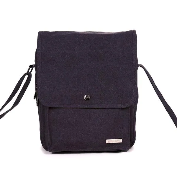 COMMUTER" HEMP & ORGANIC COTTON SHOULDER BAG - BY SATIVA