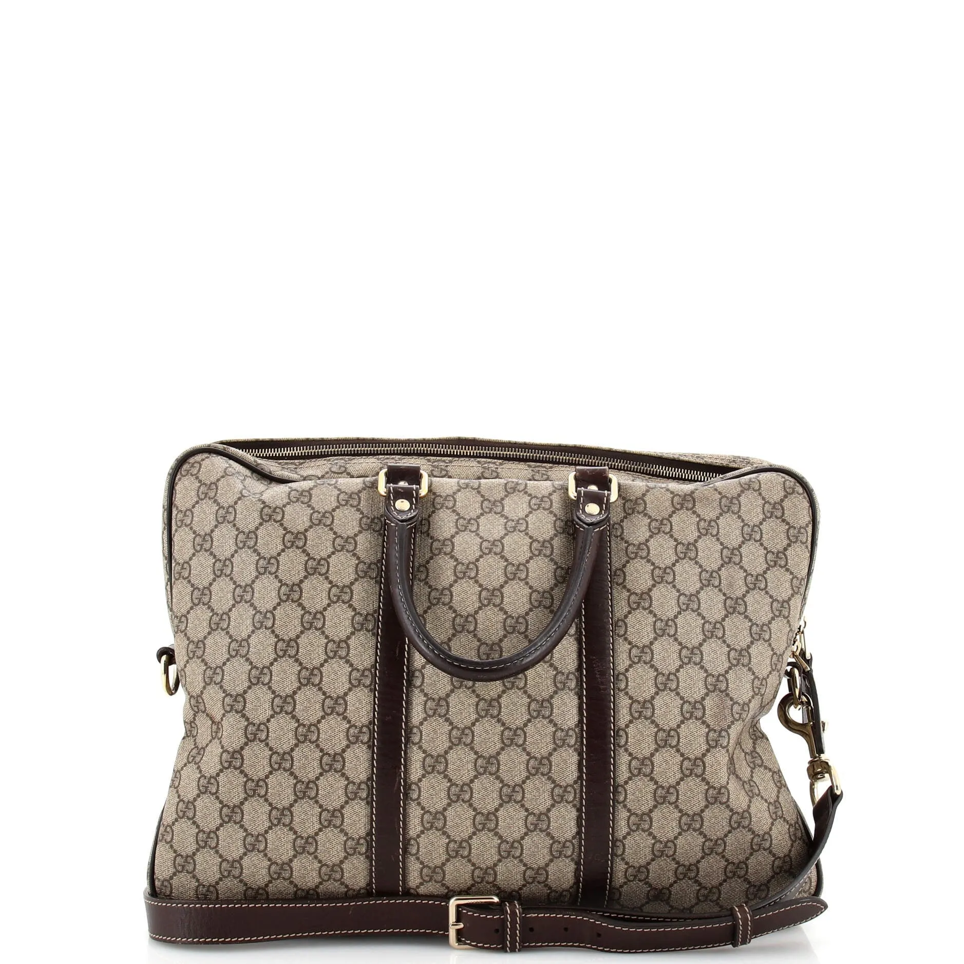 Convertible Briefcase GG Coated Canvas Large