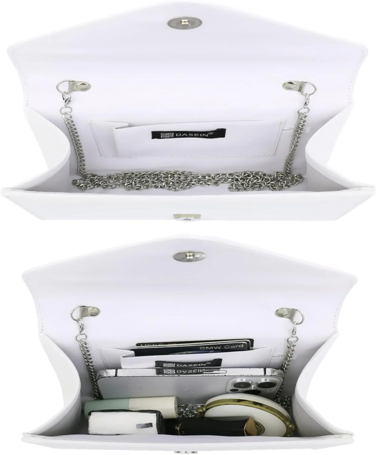 Dasein Women Glitter Evening Bags Formal Clutches Wedding Purses Party Dressy Clutch Purse Cocktail Prom Handbags