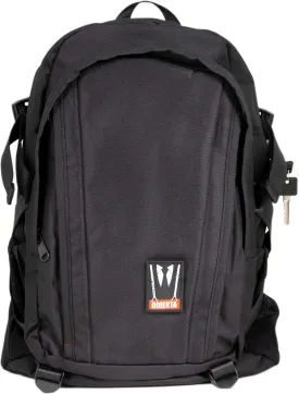 Dime Bags - The Transporter Backpack - Water-Resistant Polyester Exterior, Built-in Lock, Lightly Padded, Commuter Backpack, Cotton Interior, Padded Shoulder Straps (Black)