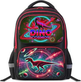 Dinosaur Kids Backpack for Boys and Girls, Lightweight 17" Children School Backpack with Animal Theme, Student Bookbag Suitable for Elementary and Middle School Aged 618