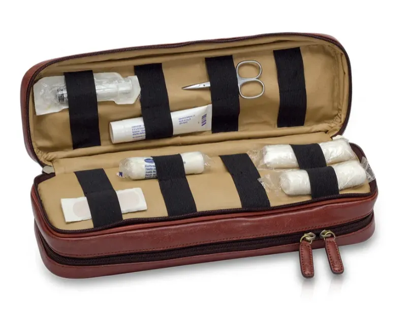 Elite Traditional Doctors Bag - Brown Leather