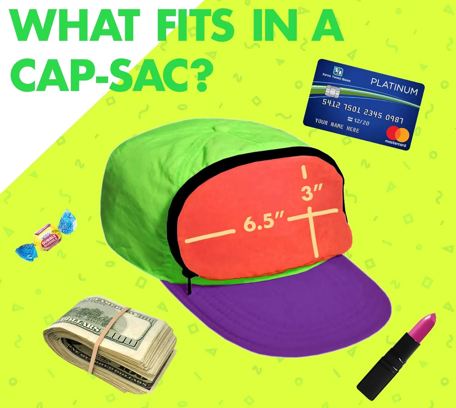 Fanny Pack Hat  The Ultimate Retro Accessory with Hidden Storage for Festivals, Travel, and Everyday Fun