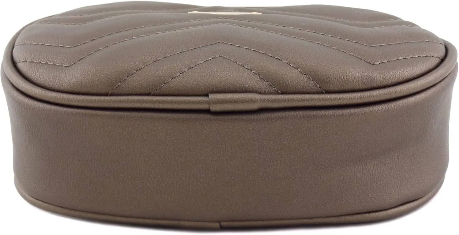 FashionPuzzle Quilted Small Versatile Purse Fanny Pack Waist Bag Crossbody