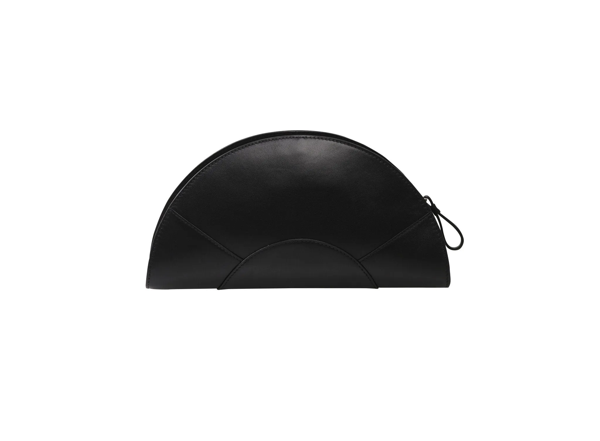 Feather Black Crossbody Clutch