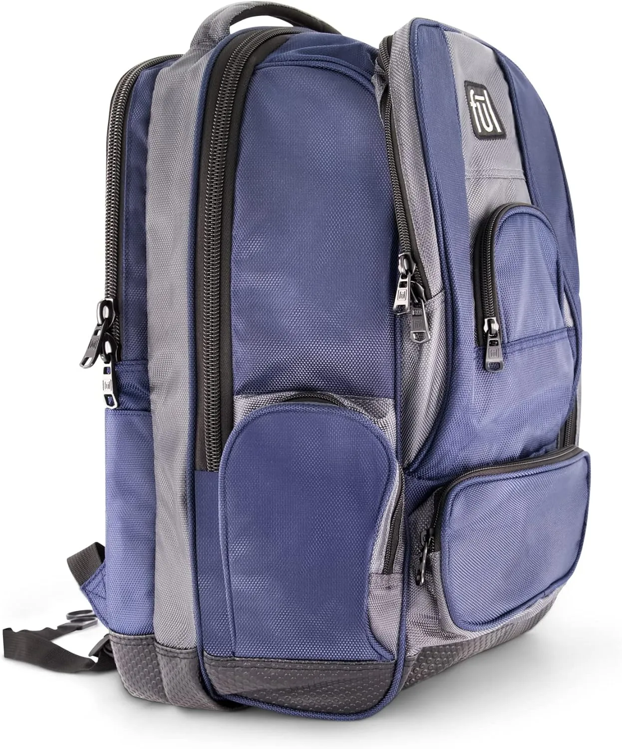 FUL Big Easy 17 Inch Sleeve Laptop Backpack, Padded Computer Bag for Commute or Travel, Navy