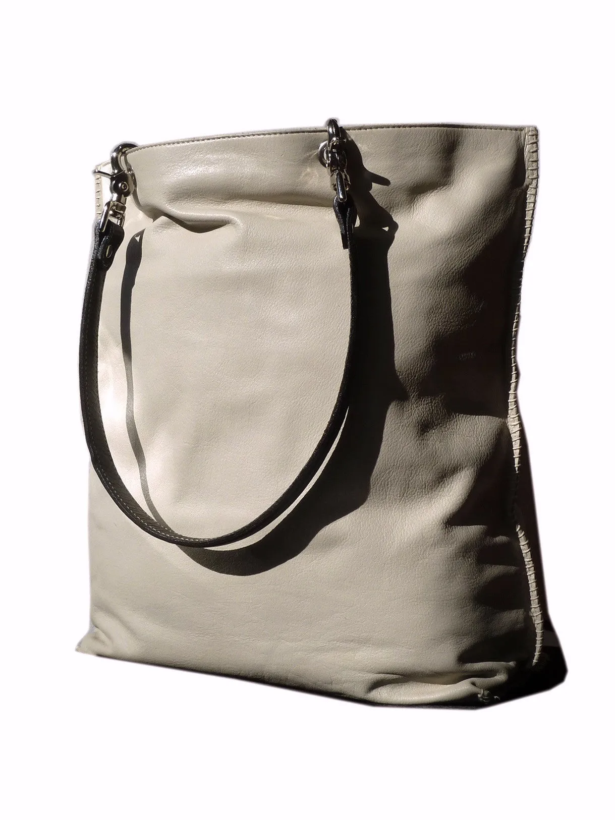 Gajumbo Tote Bag Butter Leather Chocolate