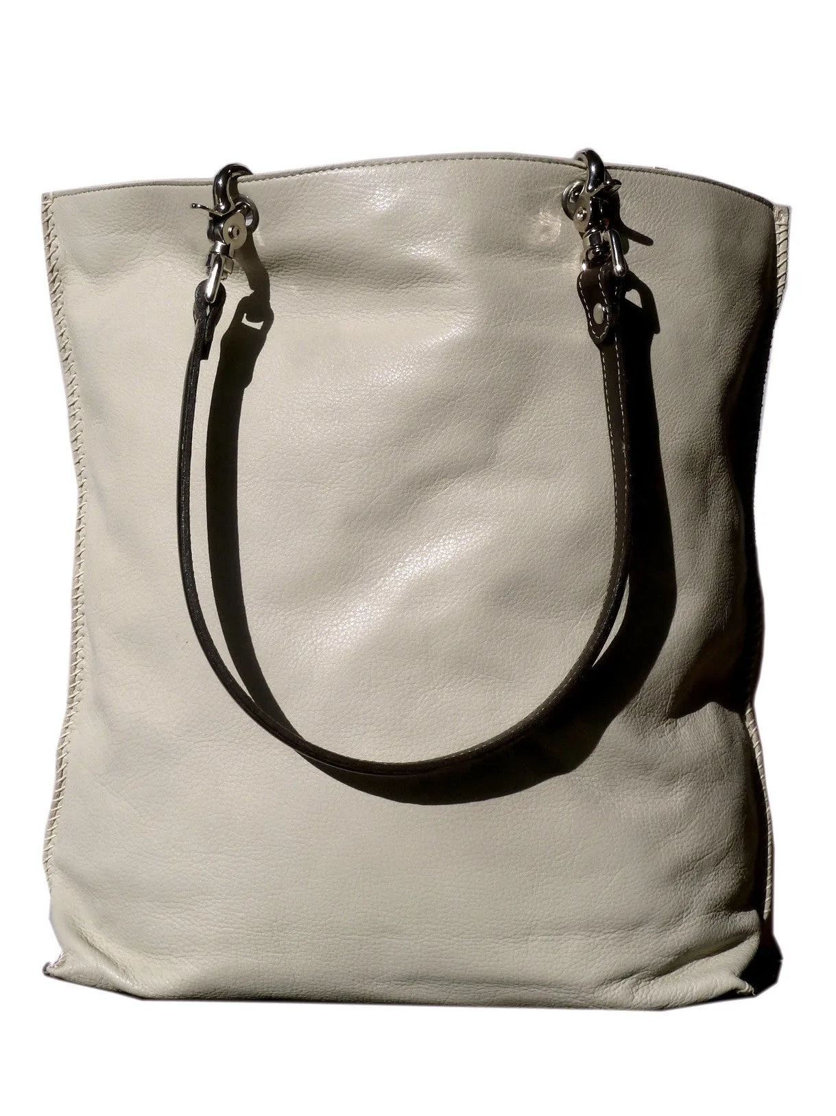 Gajumbo Tote Bag Butter Leather Chocolate