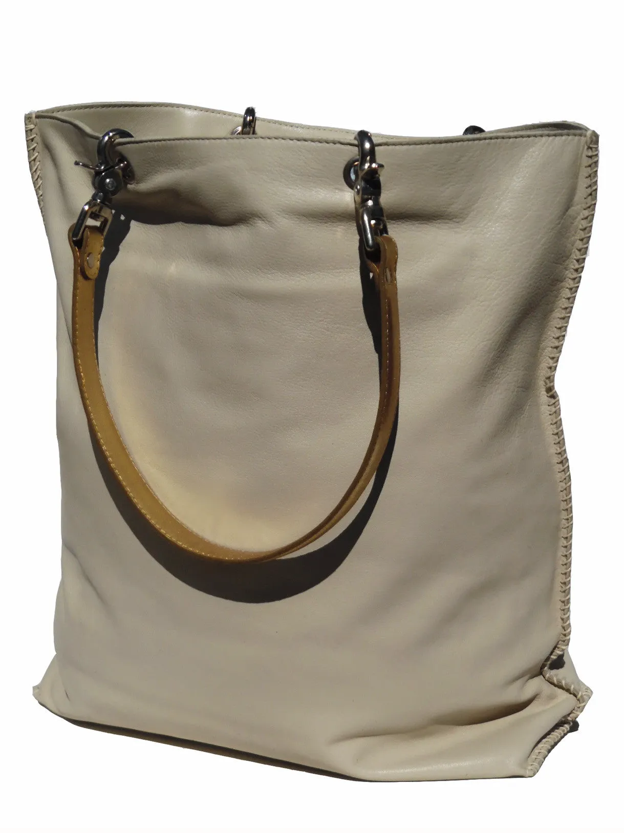 Gajumbo Tote Bag Napa Leather Golden Wheat