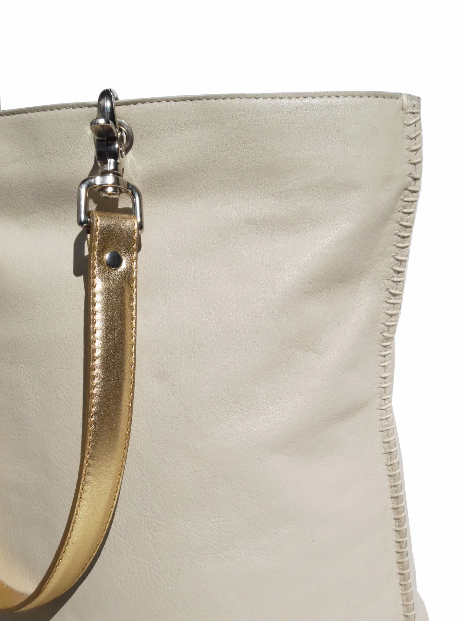 Gajumbo Tote Bag Napa Leather Golden Wheat