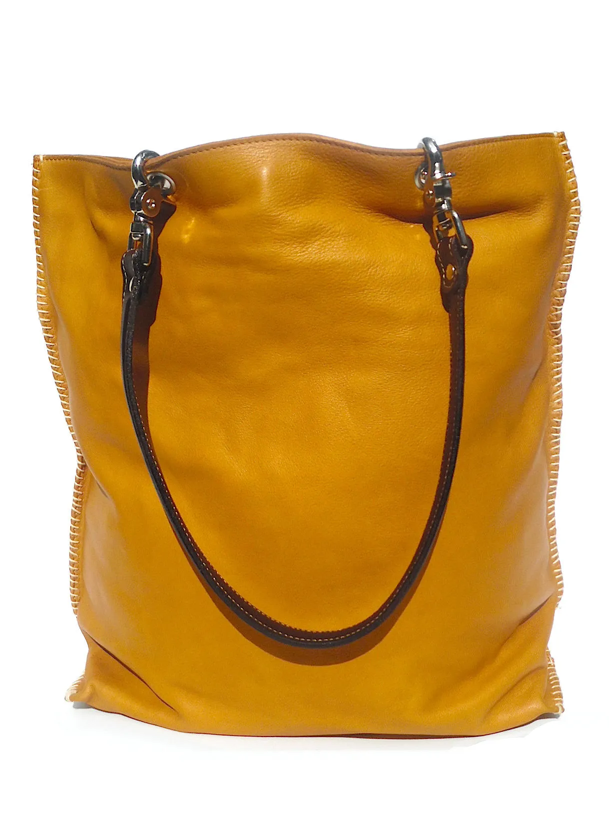 Gajumbo Tote Bag Napa Leather Golden Wheat