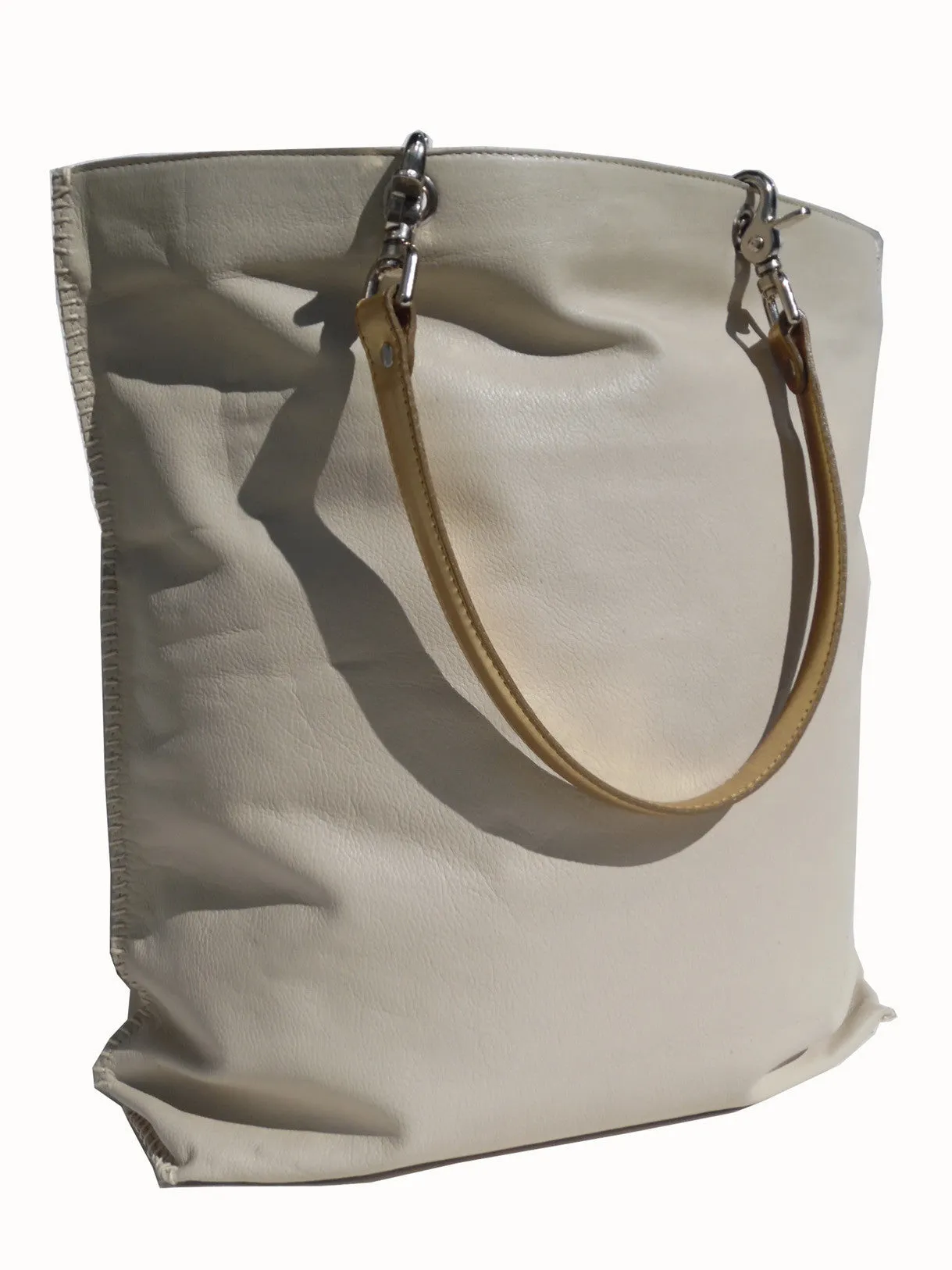 Gajumbo Tote Bag Napa Leather Golden Wheat