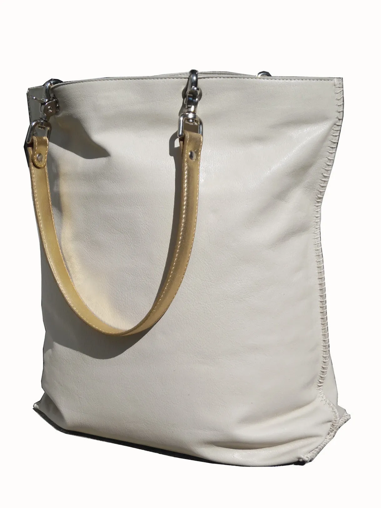 Gajumbo Tote Bag Napa Leather Golden Wheat