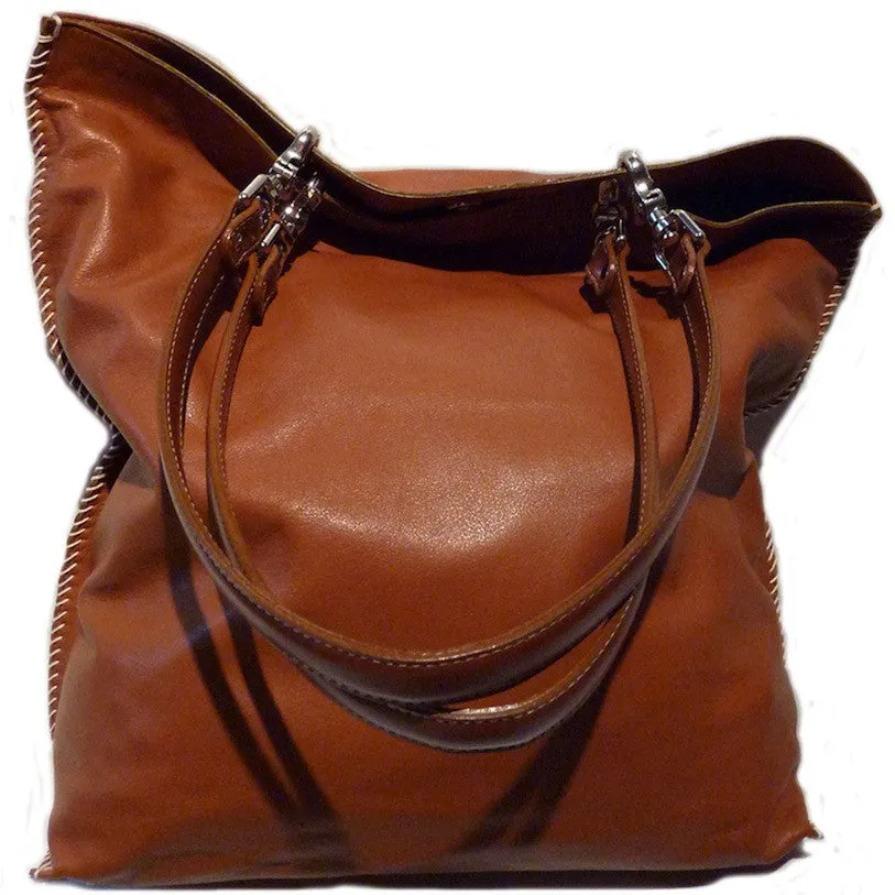 Gajumbo Tote Bag Napa Leather Paprika