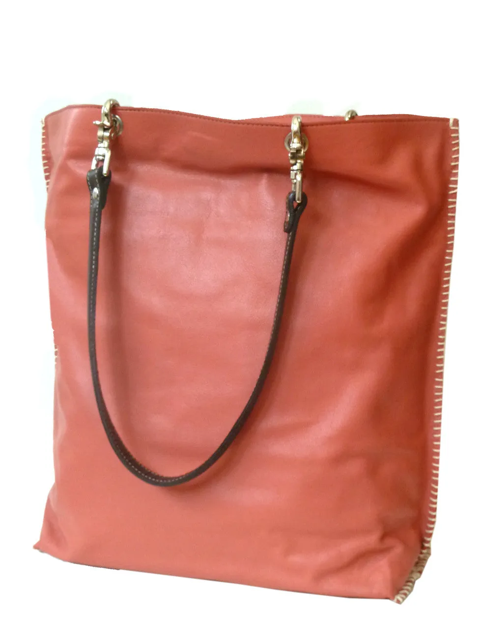 Gajumbo Tote Bag Napa Leather Paprika