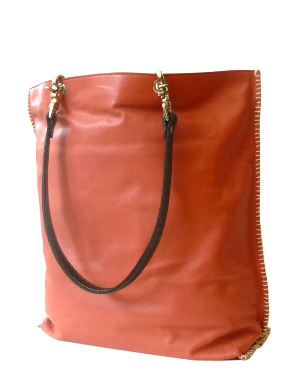 Gajumbo Tote Bag Napa Leather Paprika