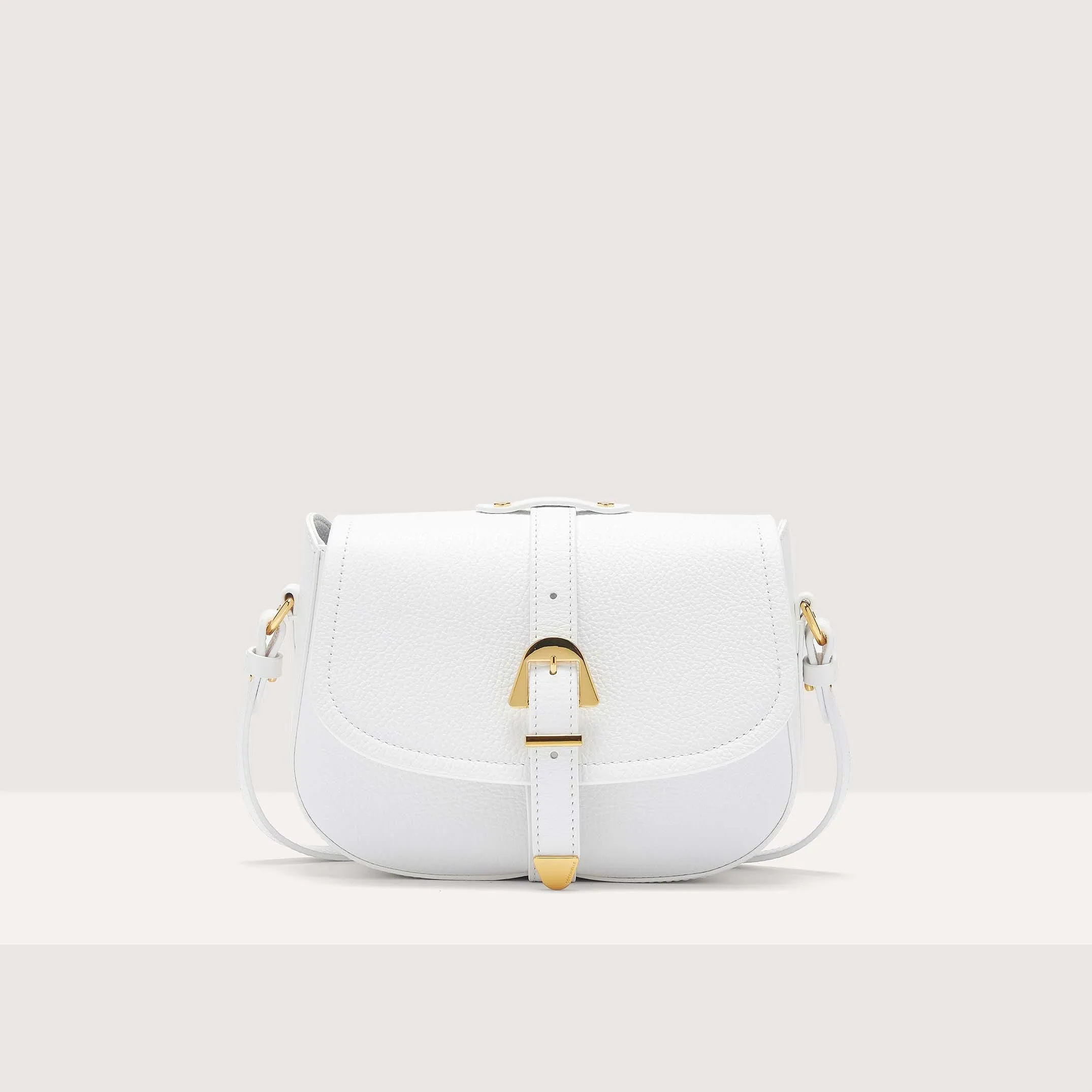 Grained Leather Crossbody Bag Magalù Small