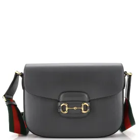 GUCCI Horsebit 1955 Shoulder Bag Leather Large