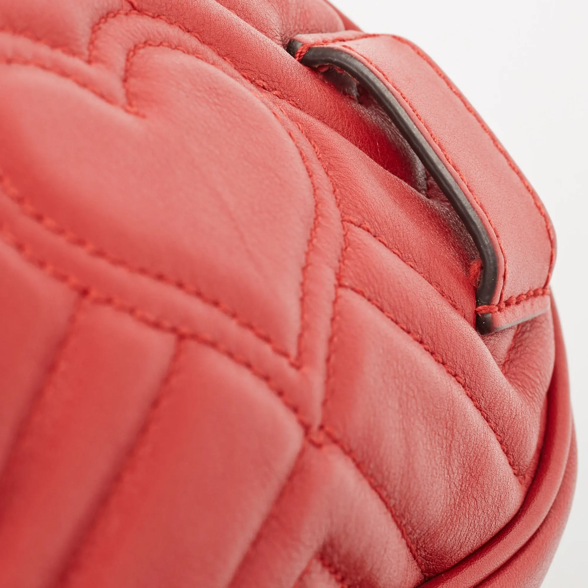 Gucci Matelass&eacute; Leather Mini Gg Marmont Belt Bag