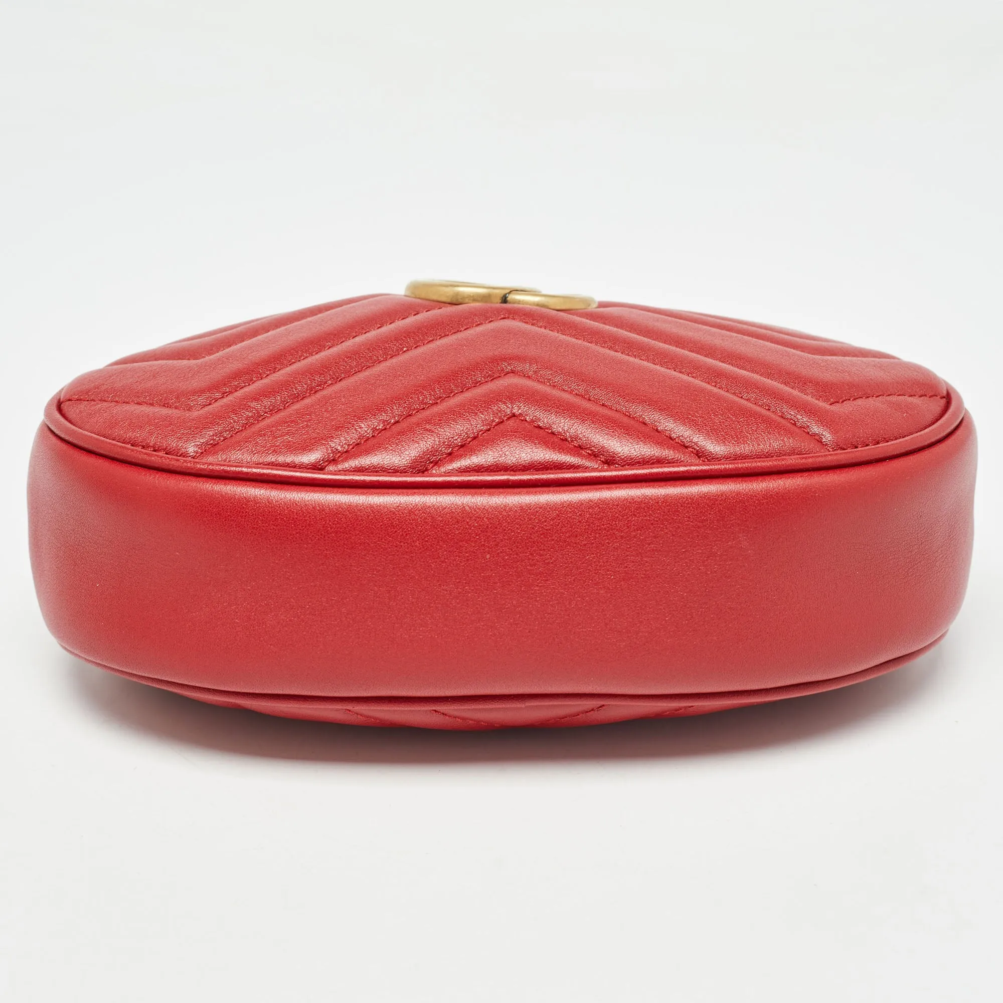 Gucci Matelass&eacute; Leather Mini Gg Marmont Belt Bag