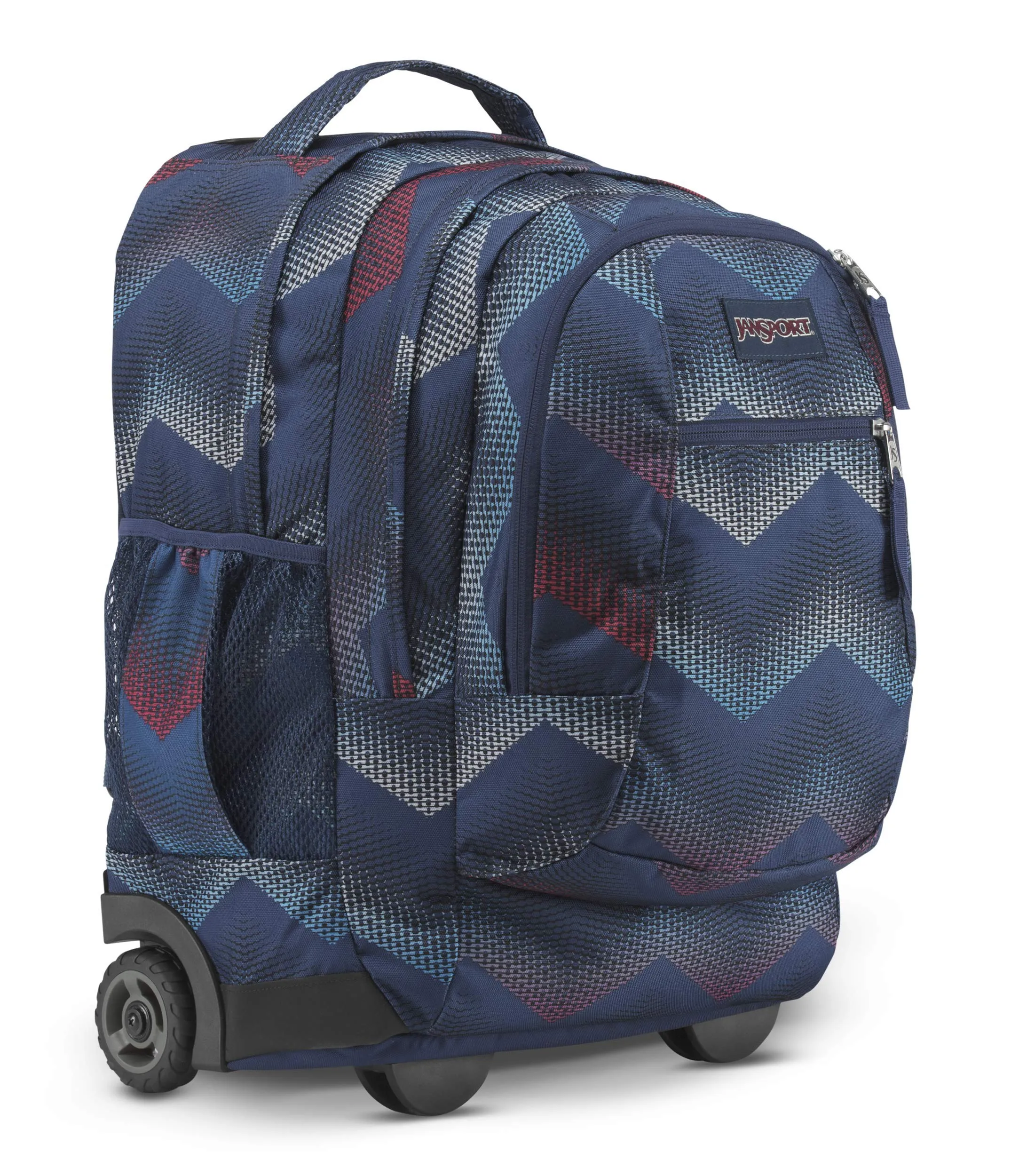 JanSport JS00TN8940L Driver 8 Backpack, Matrix Chevron Navy