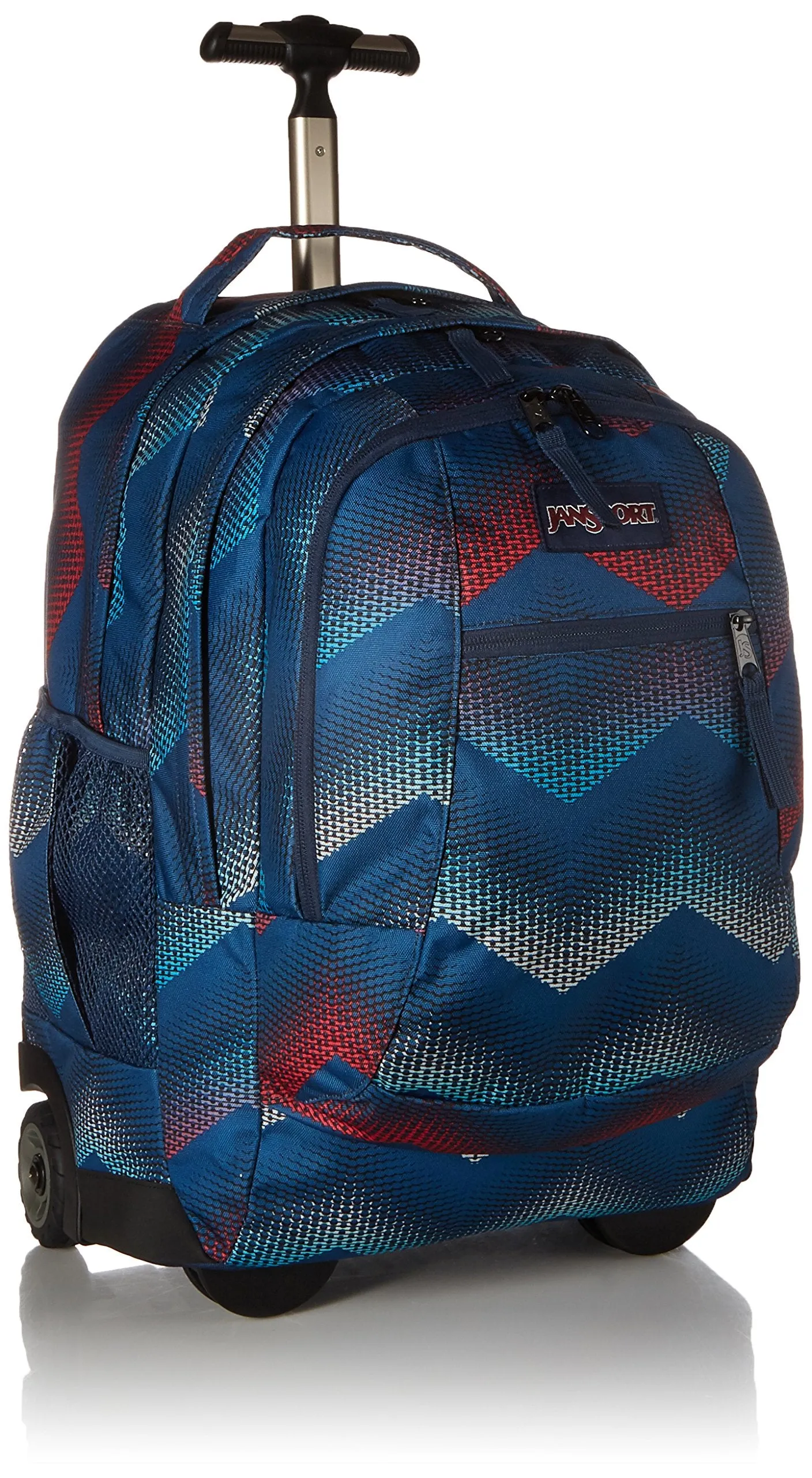 JanSport JS00TN8940L Driver 8 Backpack, Matrix Chevron Navy
